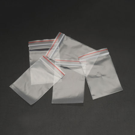 Plastic Zip Lock Bags Rectangle Transparent (Useable Space: 5cm x 4cm) 6cm x4cm(2 3/8" x1 5/8"), 500 PCs