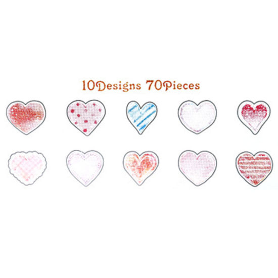 Picture of DIY Scrapbook Deco Stickers Heart