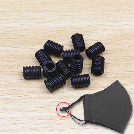 Rubber Buckle Fastener For Adjustable Mask Rope Accessory