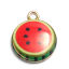 Bild von Charms aus zinkbasierter Legierung Round & Watermelon Fruit Emaille