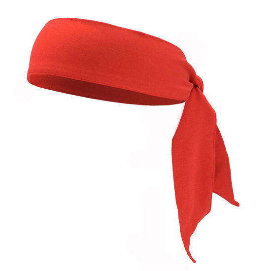 Picture of Red - Outdoor sweat-absorbing elastic headbands for both men and women