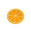 Picture of Orange - Table Coasters Cartoon Orange Fruits Cup Placemat For Drinks, 1 Piece