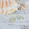 Picture of Resin Sea Glass Charms Elephant Animal Drop Frosted