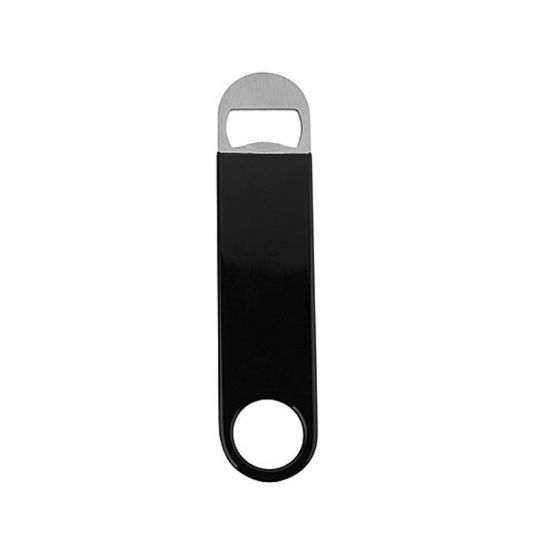 Изображение Black - Flat Bottle Opener Portable Beer Opener For Kitchen Bar or Restaurant, 1 Piece