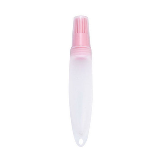 Picture of Light Pink - Silicone Sauce Bottle Basting Brush For Grill Barbecue Baking Pastry, 1 Piece