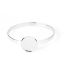 Picture of Brass Bangles Bracelets Round Cabochon Settings Can Open