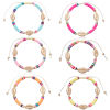 Picture of Polymer Clay Boho Chic Bohemia Anklet Gold Plated Multicolor Shell 40cm(15 6/8") long - 23cm(9") long, 1 Piece