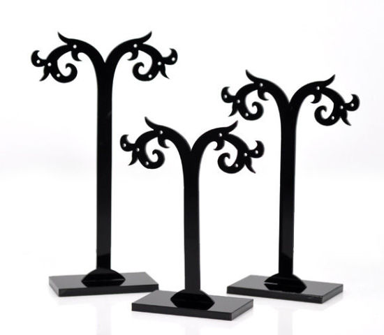 Picture of Acrylic Jewelry Earrings Display Rack Stand Tree Shaped  