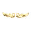 Picture of Zinc Based Alloy Open Back Bezel For Resin Gold Plated Wing Star 30mm x 13mm, 10 Sets ( 2 PCs/Set)