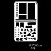 Picture of PET Lazy Painting Drawing Template Ruler Stationery