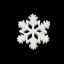 Bild von Harz Embellishments Cabochons Weihnachten Schneeflocke Weiß 28mm x 24mm , 10 Stück