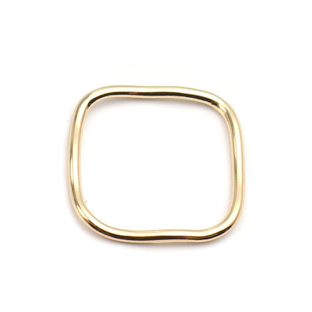 Zinc Based Alloy Connectors Irregular Rectangle Hollow 