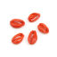 Picture of Natural Charms Shell Orange Dyed 17mm x 12mm - 12mm x 7mm, 10 PCs