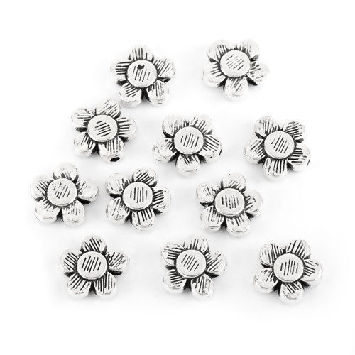 Picture of Zinc Based Alloy Spacer Beads Flower 