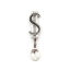 Image de Pendentifs 3D en Alliage de Zinc Cuillère Symbole de Monnaie du Dollar Argent Vieilli 37mm x 9mm, 30 Pcs