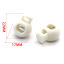 Immagine di Plastic Ball Round Cord Lock Spring Stop Toggle Stopper Clip For Sportswear Clothing Shoes Rope DIY Craft Parts