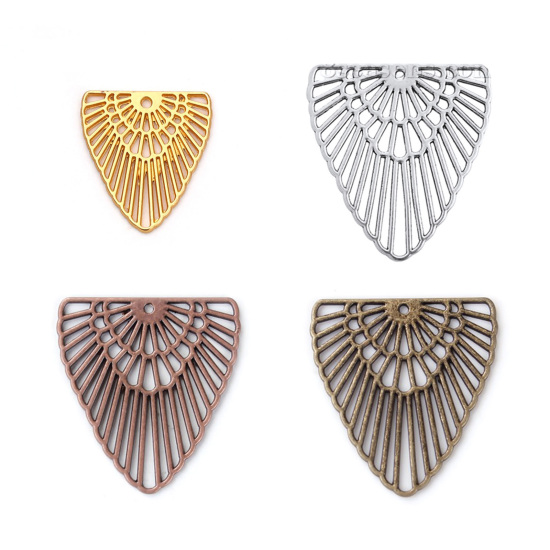 Picture of Zinc Based Alloy Boho Chic Pendants Triangle