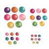 Picture of Wood Sewing Button Scrapbooking Round At Random