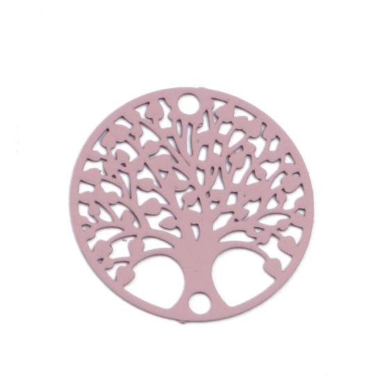Picture of Brass Filigree Stamping Connectors Round Tree of Life                                                                                                                                                                                                         