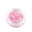 Immagine di PVC Artigianato in Resina Materiale di Riempimento Rosa Pesca Paillettes AB Colore 40mm Dia, 2 Pz