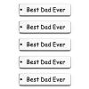 Picture of Silver ToneStainless Steel Father's Day English Alphabet Words Lettering Engraved Pendant Birthday Gift Key