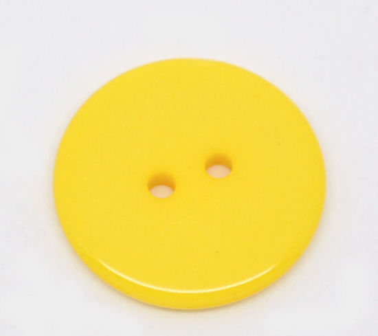 Picture of Resin Sewing Buttons Scrapbooking Round