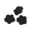 Picture of Natural Wood Spacer Beads Plum Blossom Black About 20mm x19mm - 20mm x18mm, Hole: Approx 1.1mm, 30 PCs
