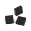 Picture of Natural Wood Spacer Beads Square Black About 15mm x15mm - 15mm x14mm, Hole: Approx 1.1mm, 30 PCs
