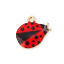 Picture of Zinc Based Alloy Charms Ladybug Animal Enamel