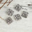 Picture of Zinc Based Alloy Spacer Beads Square Flower