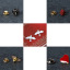 Imagen de Broches Tachuela de Lazo Pin Blanco Ploma Esmalte 36mm x 21mm, 11mm x 6mm, 1 Unidad