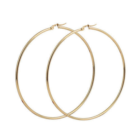 Stainless Steel Hoop Earrings Circle Ring