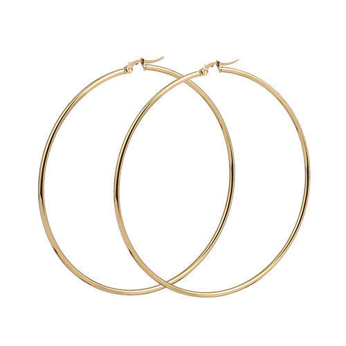 Picture of Stainless Steel Hoop Earrings Circle Ring