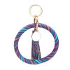 Picture of PU Leather Bracelets & Keychain Gold Plated Multicolor Tassel 21cm, 1 Piece