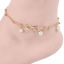 Picture of Boho Chic Double Layered Anklet Infinity Symbol Imitation Pearl