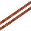 Image de Cordon Tressé en PU Brun 8mm, 3 Yards