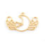 Picture of Zinc Based Alloy Open Back Bezel Pendants For Resin Half Moon Wing