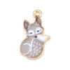 Bild von Zinkbasierte Legierung Charms Fox Animal