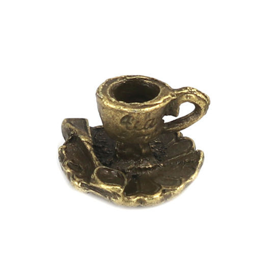 Picture of Zinc Based Alloy Charms Cup Antique Bronze 14mm x 10mm, 20 PCs