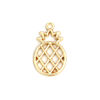 Picture of Zinc Based Alloy Charms Pineapple/ Ananas Fruit Hollow