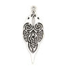Picture of Zinc Based Alloy Celtic Knot Pendants Feather Hollow