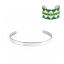 Picture of Stainless Steel Bangles Bracelets Arc Polished