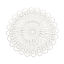 Immagine di Lega di Ferro Filigree Stamping Connettore Accessori Fiore Tono Argento 32mm x 32mm, 10 Pz