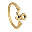 Immagine di Lega di Zinco Regolabile Anello Simbolo di Infinito Oro Antico Regolabile 15.1mm US, 1 Pz