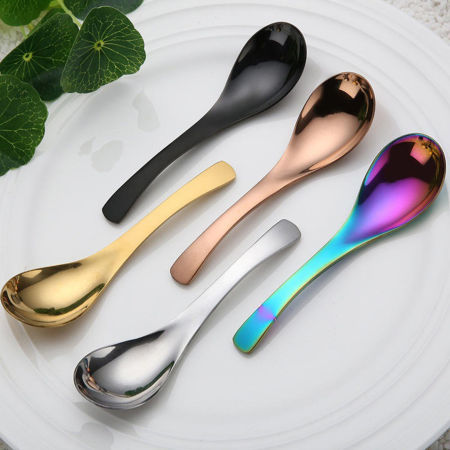410 Stainless Steel Spoon Tableware Children's Cutlery