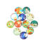 Picture of Glass Christmas Dome Seals Cabochon Round Flatback At Random Pattern 25mm Dia, 20 PCs