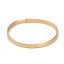 Picture of Brass Bangles Bracelets Round Gold Plated Can Open 19.5cm(7 5/8") long, 1 Piece