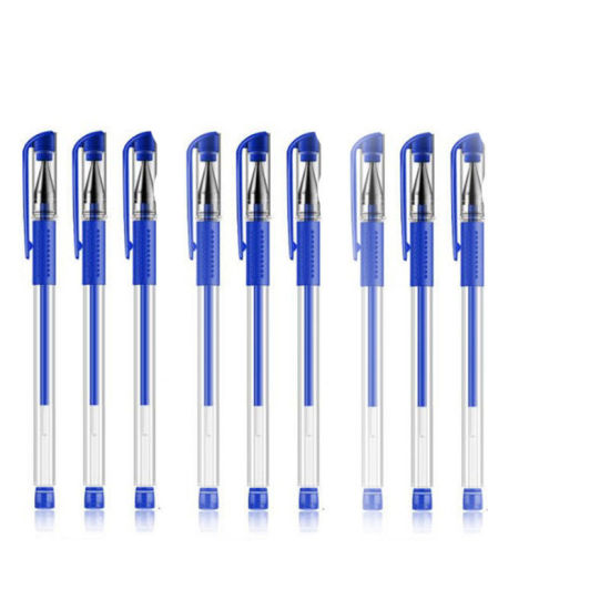 Picture of 0.5mm Plastic Gel Ink Pen Blue 15cm, 10 PCs