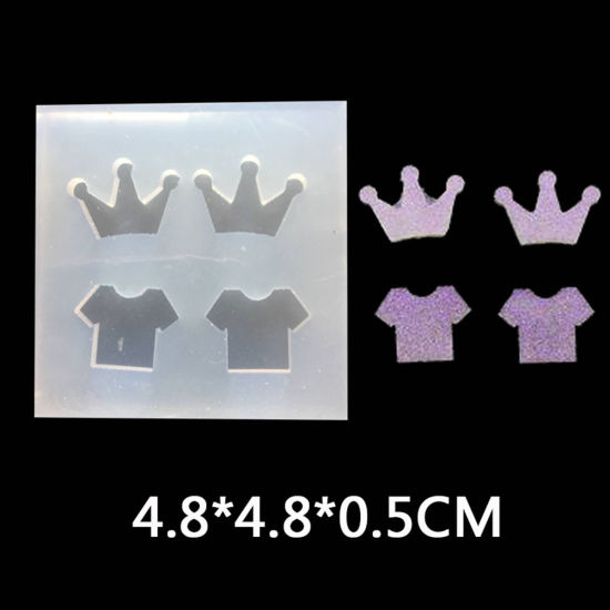 Picture of Silicone Resin Jewelry Tools Crown Clothes