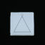 Picture of Silicone Resin Mold For Jewelry Making Square Translucent Triangle